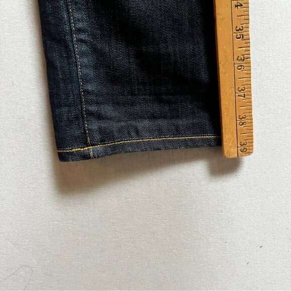 Gold Sign Misfit slim straight low rise denim jean Sz 28 - Picture 13 of 13